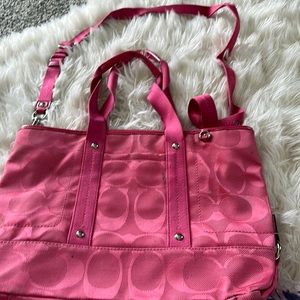 Vintage y2k pink coach bag